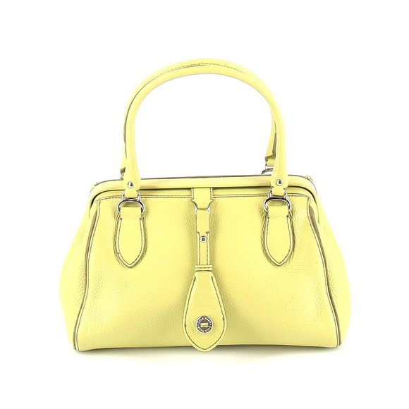 Vintage Cole Haan Village Leather Shoulder Handle Frame Y2K Small Mini Bag - Picture 2 of 13